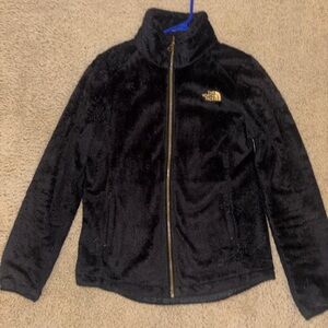 The North Face Black Fleece Women’s Jacket with Gold Accent